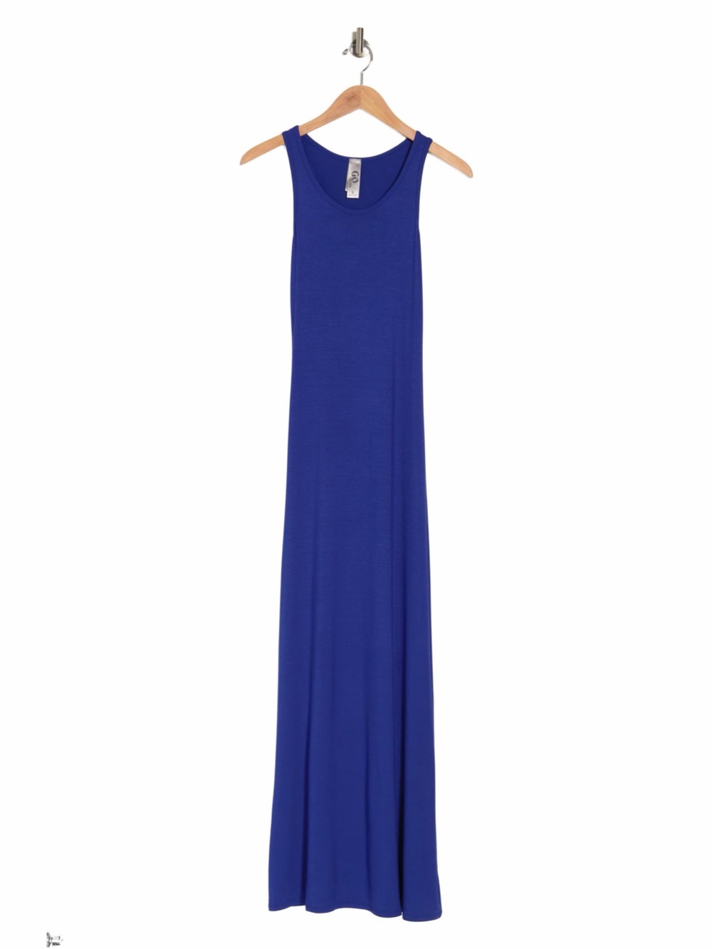Go Couture A-Line Royal Blue Racerback Maxi Dress (M) - Picture 3 of 5
